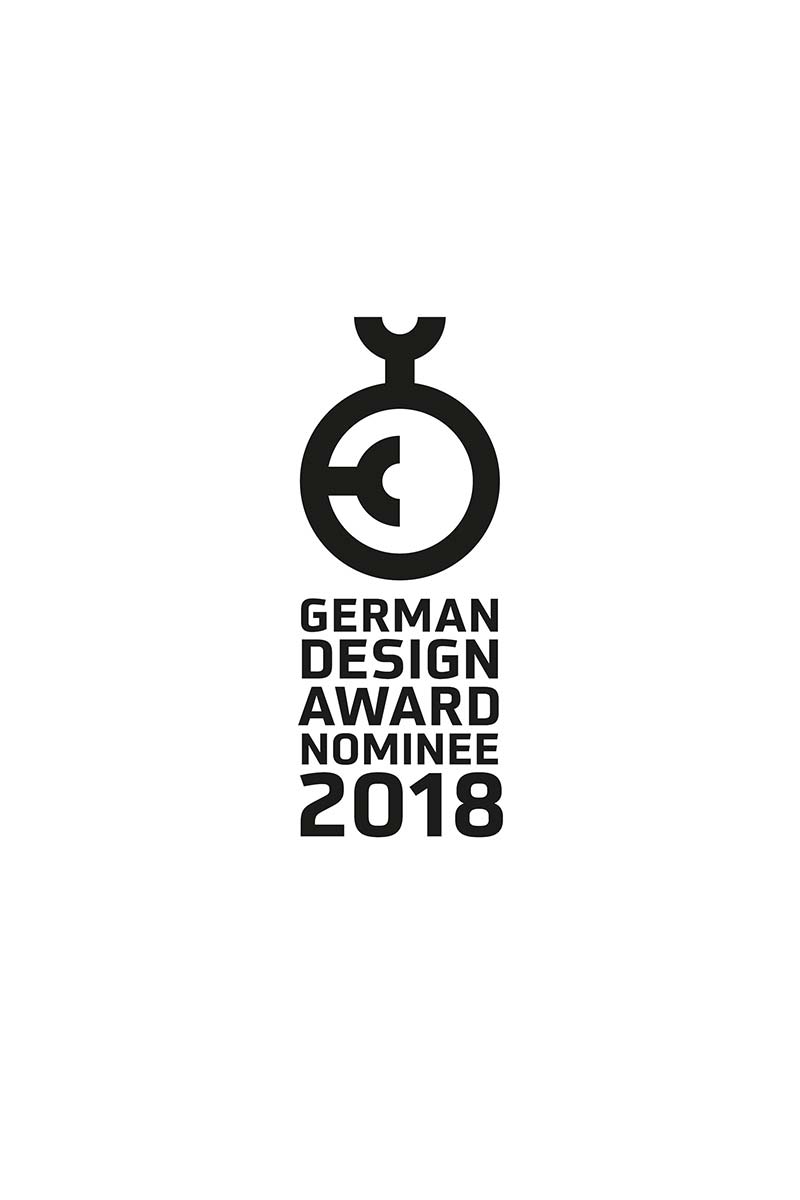 German Design Award 2018 - KSV Kling Signaletik wurden für ihre Signaletik für das Klinikum am Gesundbrunnen Heilbronn und das Klinikum am Plattenwald Bad Friedrichshall der SLK-Kliniken Heilbronn nominiert.