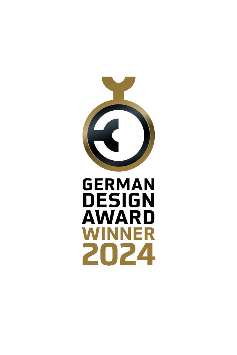 German Design Award 2024 „Winner“ für die Generalkonzeption Signaletik für die Universitätsmedizin Göttingen (UMG) zum General­entwicklungsplan 2.1